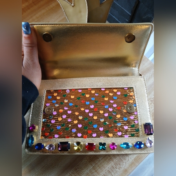 Kurt Geiger NWT Large Bow & Embelishments W/Dustbag - Picture 9 of 10